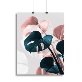 Monstera Creative 17 Canvas Print or Poster (Type: Standard Framed Canvas Print, size: 40" x 26" / 100cm x 65cm (approx))
